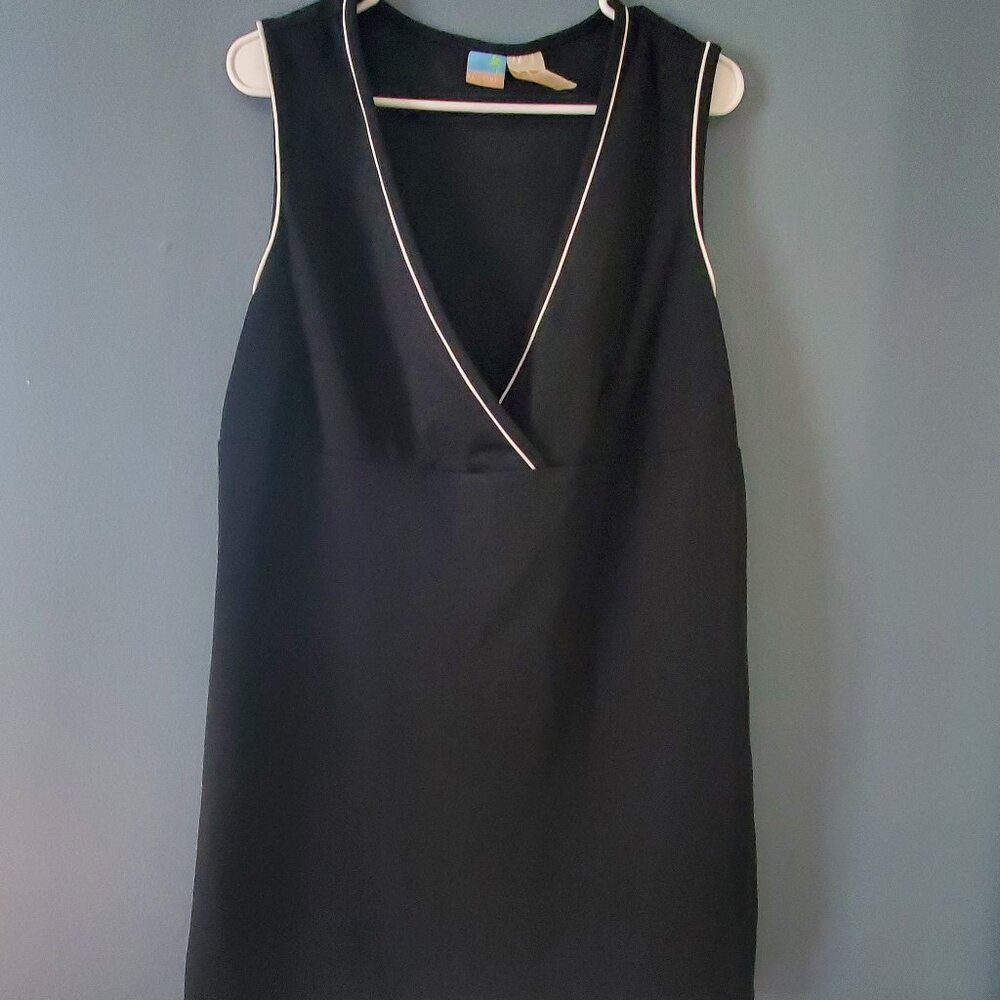 Le Cove Womens Swim Coverup XL Summer Black and White